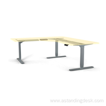 Office Executive Design L shaped Height Adjustable Desk